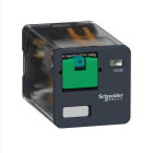 Schneider Electric - Universal plug-in relé Zelio RUM 2 CO, 110V DC, 10 A rundstift eller faston plugger. 110VDC