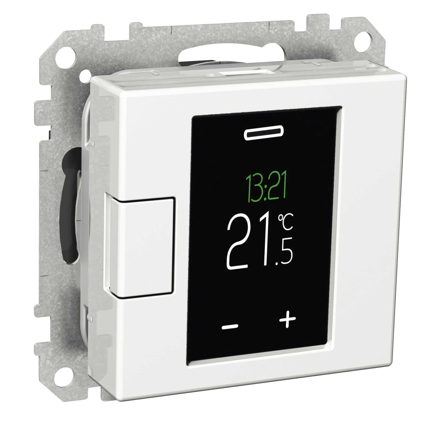 Schneider Electric - Exxact 16 A uketermostat med touchdisplay hvit