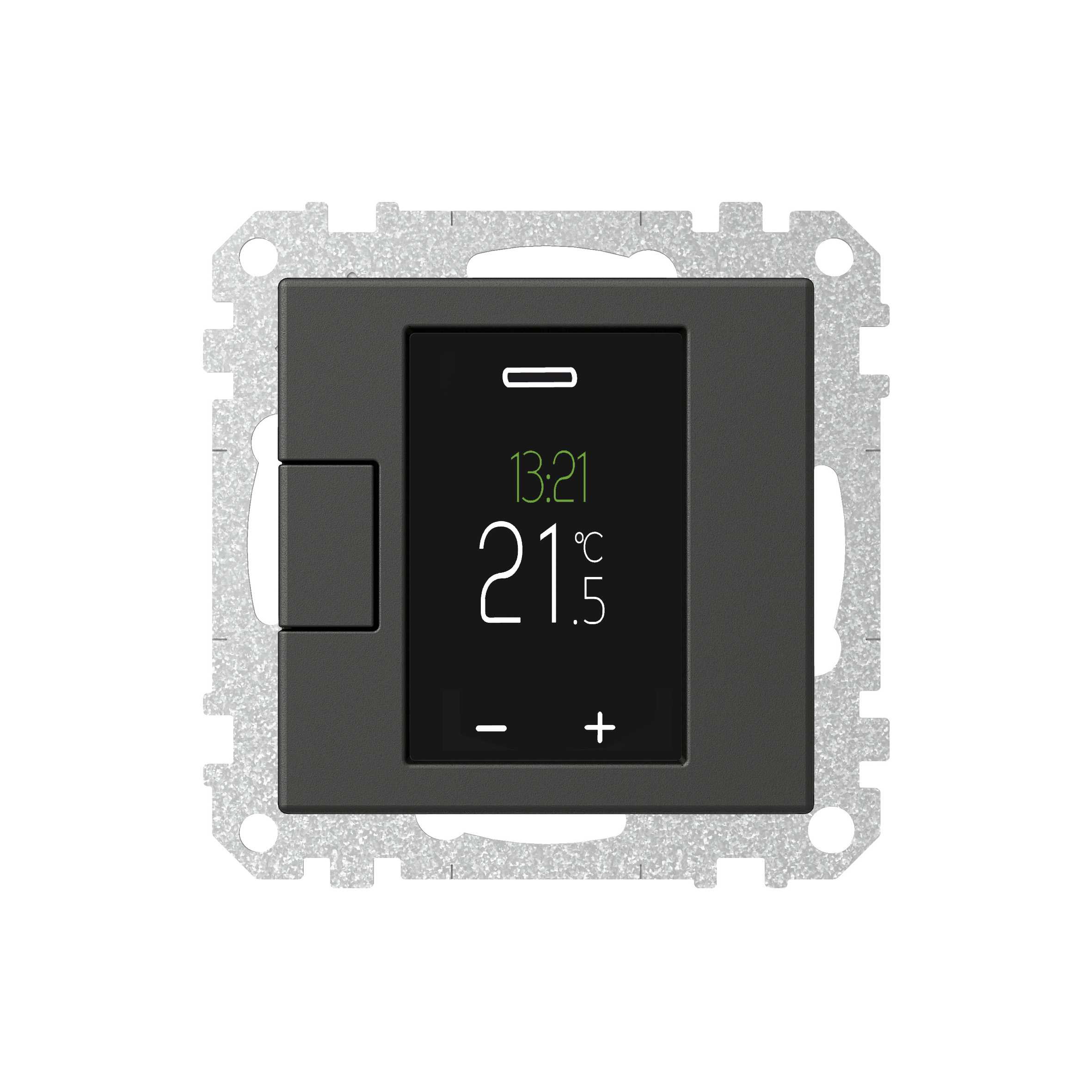 Schneider Electric - Exxact 16 A uketermostat med touchdisplay antrasitt