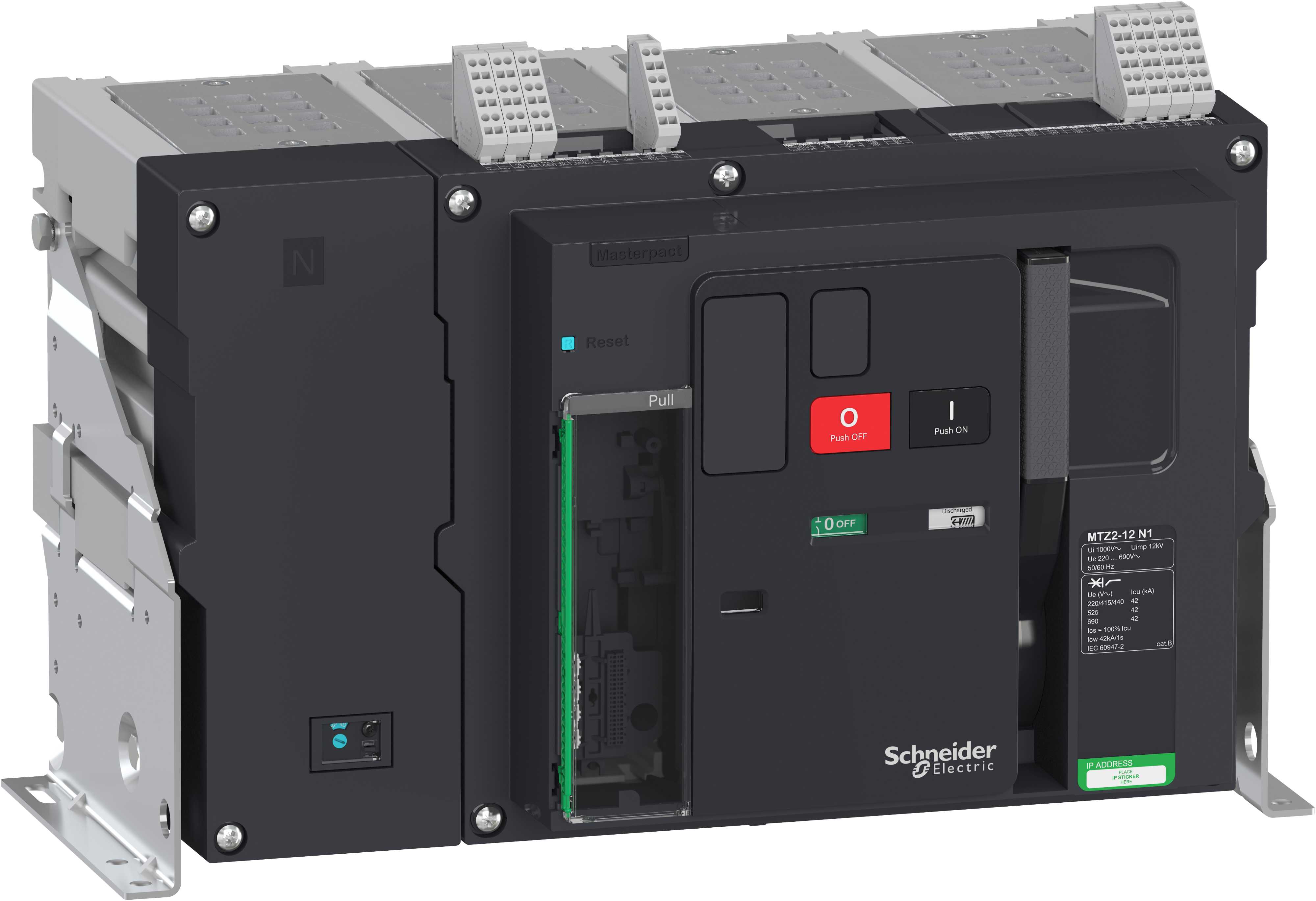 Schneider Electric - LV848035 Eff,br MTZ2 12N1 1250A 4p fast