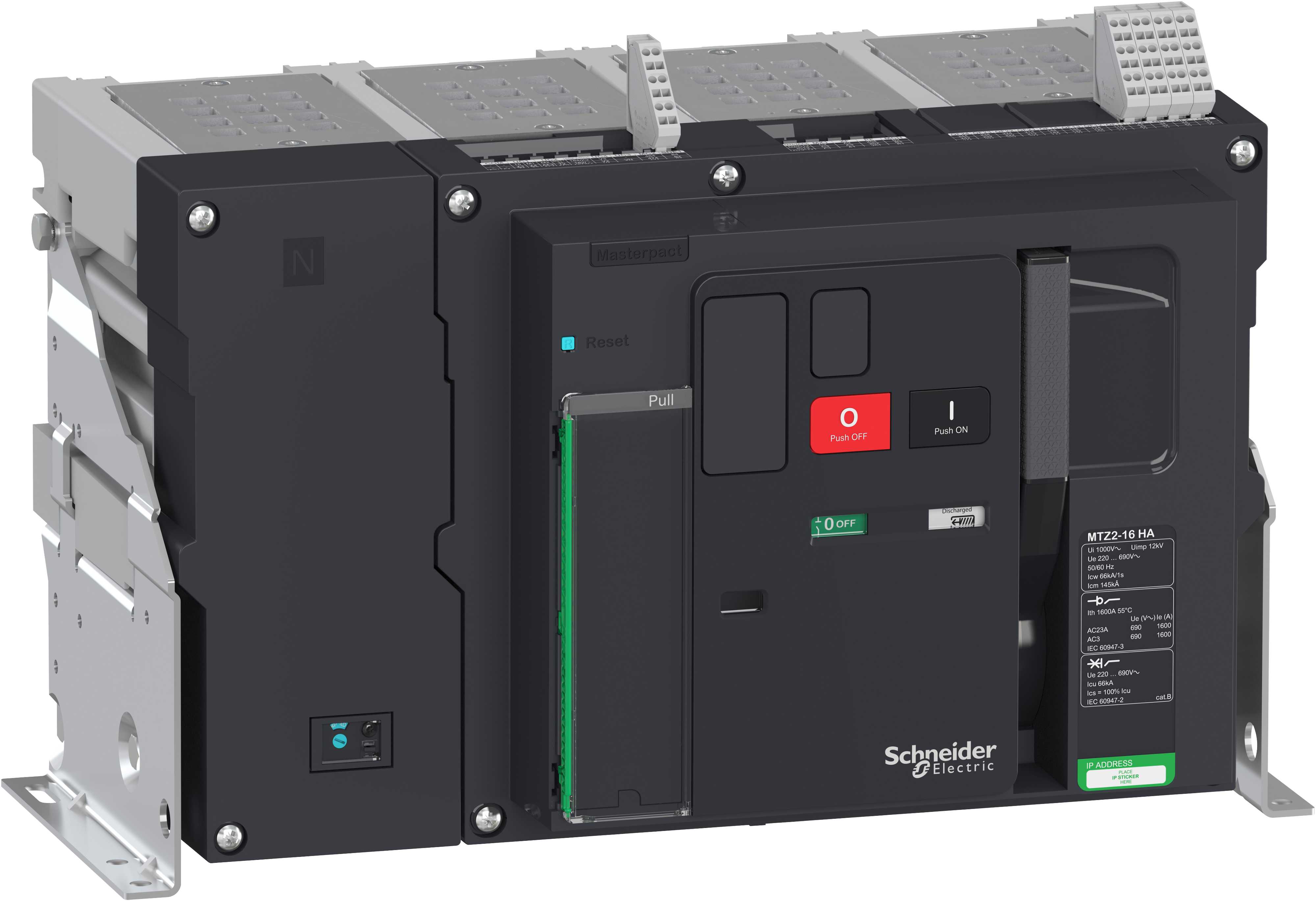Schneider Electric - LV848054 Lastbr MTZ2 16HA 1600A 4p fast
