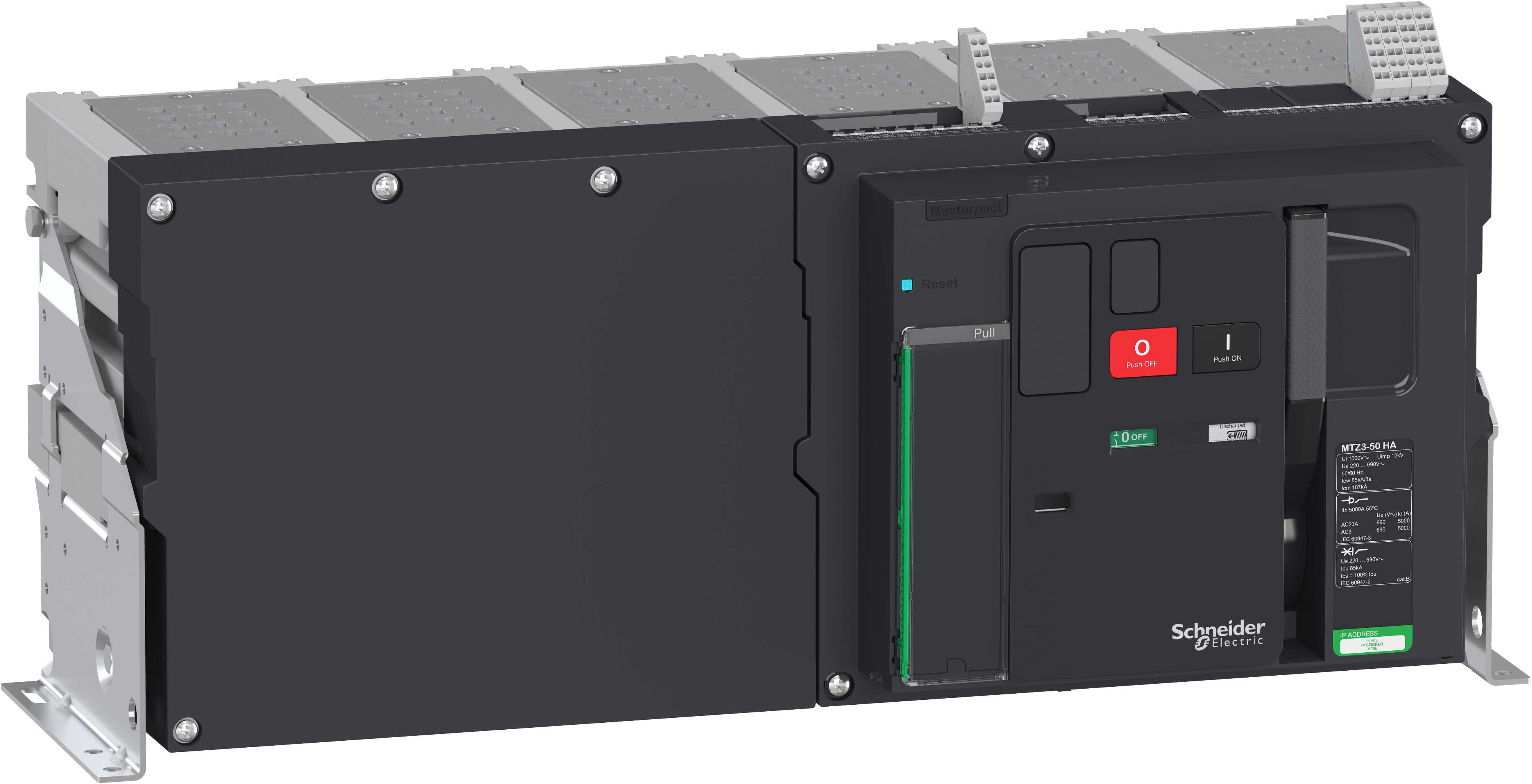 Schneider Electric - Lastbryter Masterpact MTZ3 50HA 5000A 3p fastmontert uten tilkoblinger