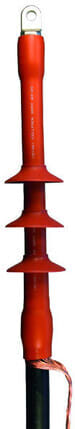 Melbye - Endeavslutning 1-leder varmkrymp m/kabelsko CHESK-F 24N 95240