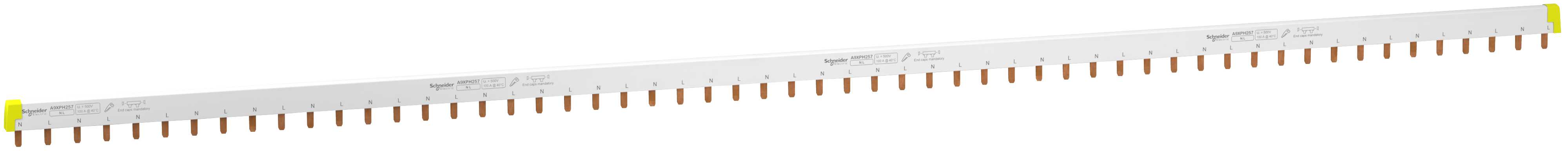 Schneider Electric - Samleskinne 2P L1L2 57 moduler - iC60