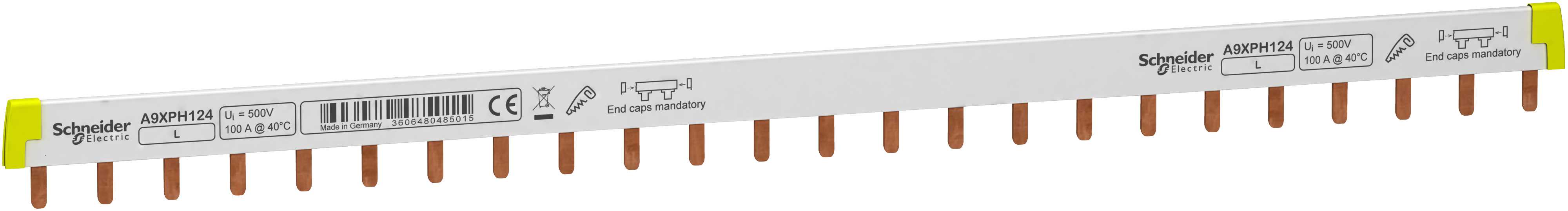 Schneider Electric - Samleskinne 1P L1 - 24 moduler - iC60