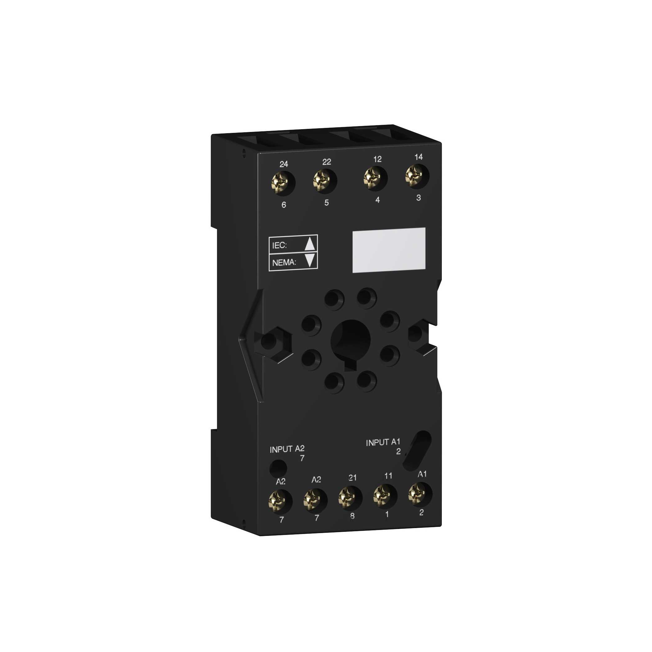 Schneider Electric - Sokkel rundst m/bl. term. 2CO