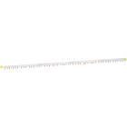 Schneider Electric - Samleskinne 3 pol for 3 pol automat. (L1-L-2-L3)+9mm hjelpekontakt, lengde 57 moduler