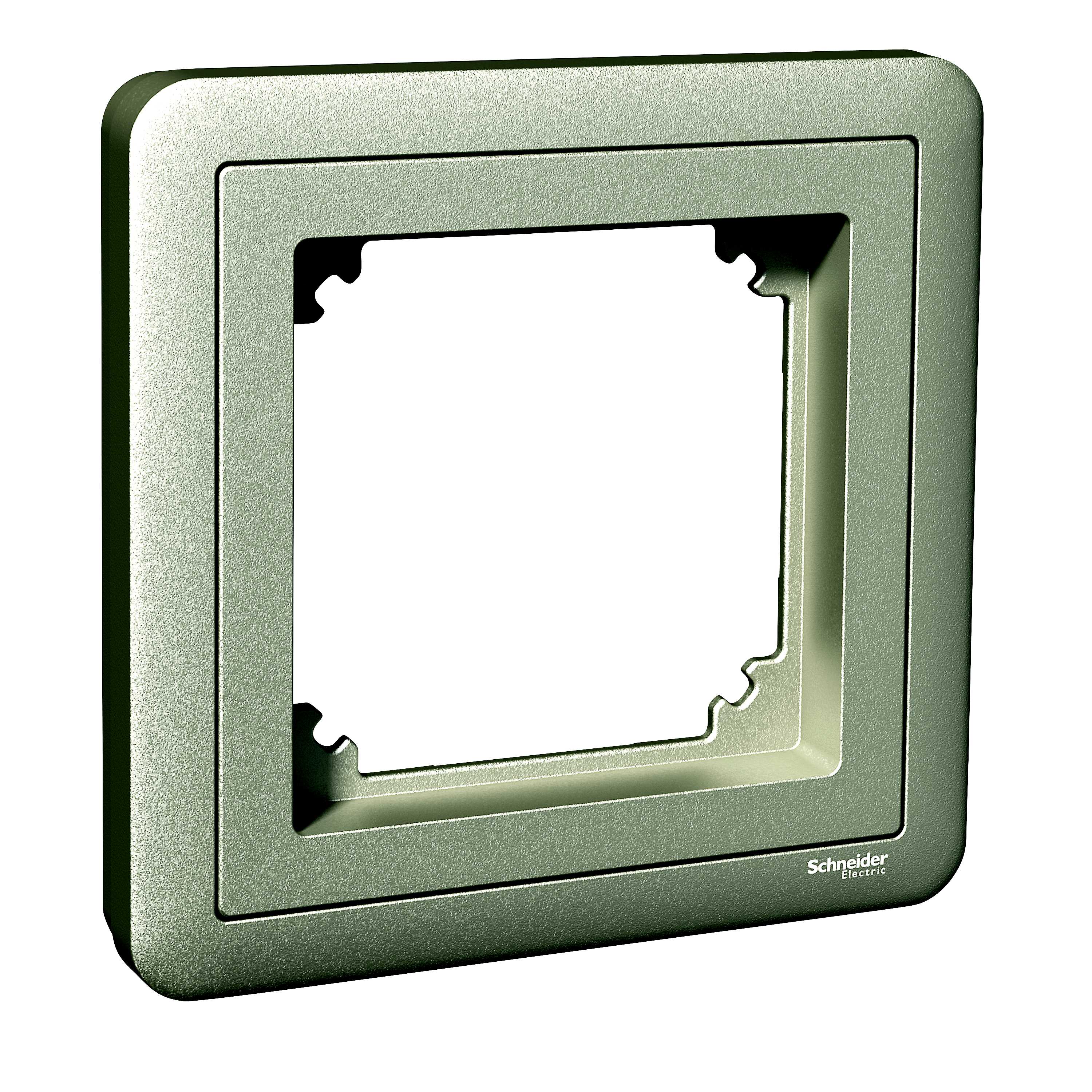 Schneider Electric - Exxact 1-hulls kombiramme 70x70 mm adapter, metall