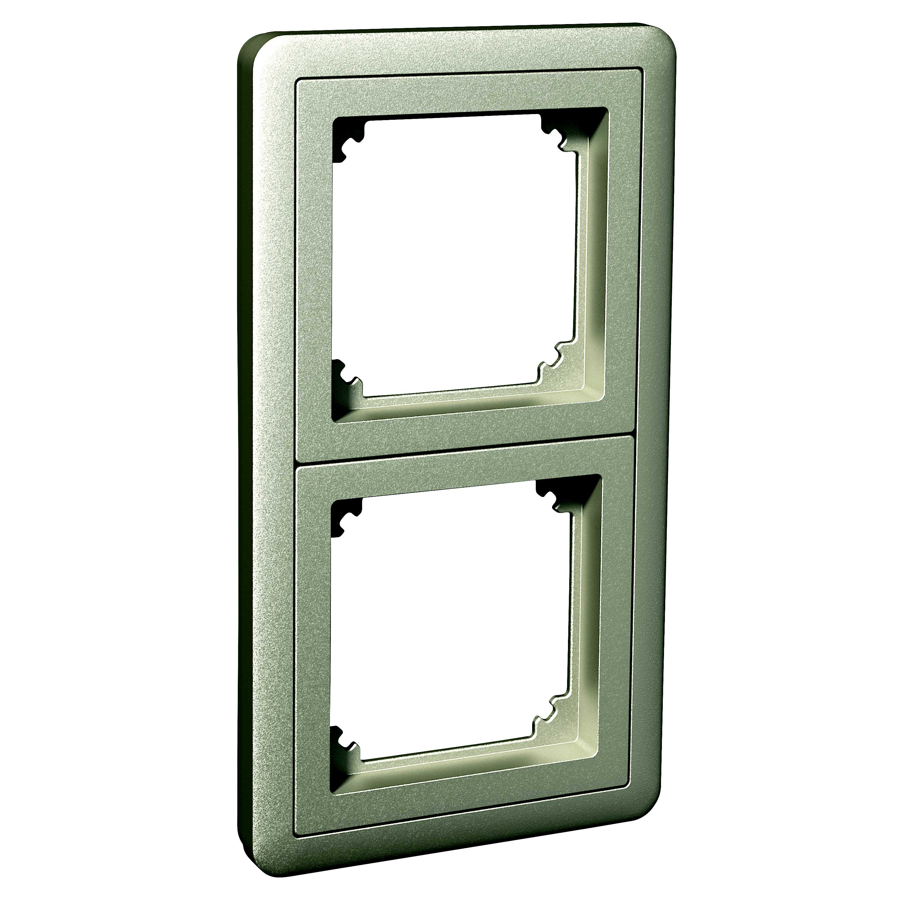 Schneider Electric - Exxact 2-hulls kombiramme 70x70 mm adaptere, metall