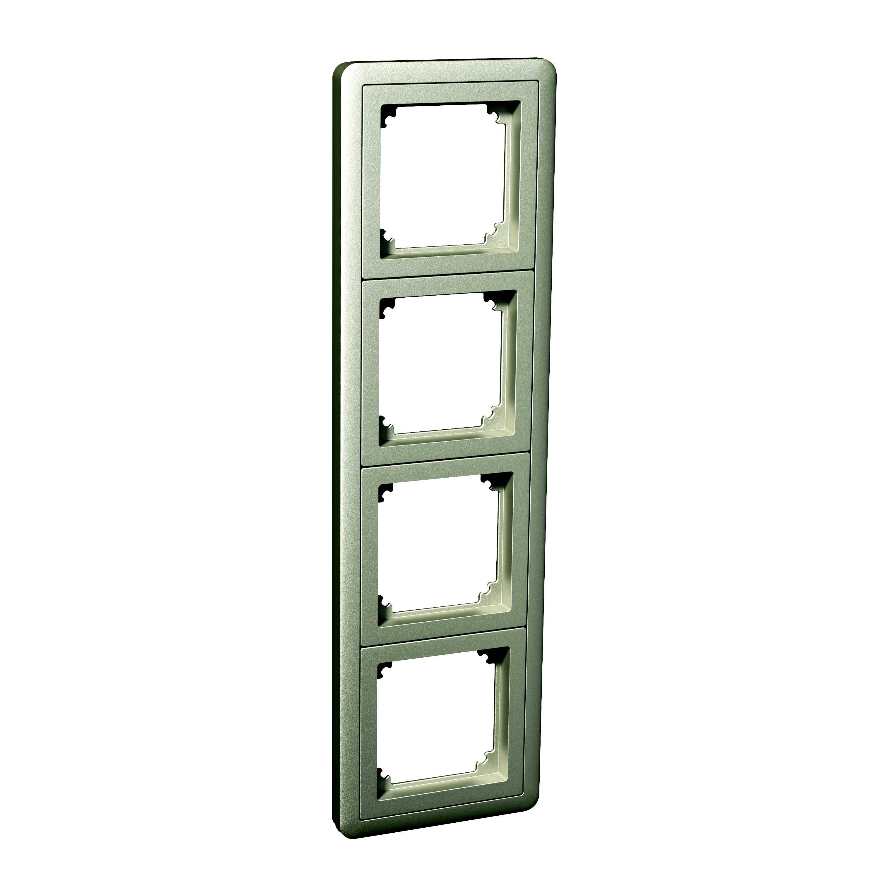 Schneider Electric - Exxact 4-hulls kombiramme 70x70 mm adaptere, metall