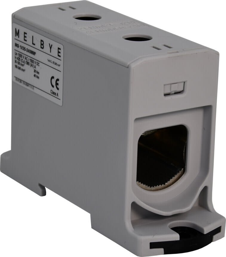 Melbye - Universalklemme, MG 1xAl/Cu 240mm² (Grå)
