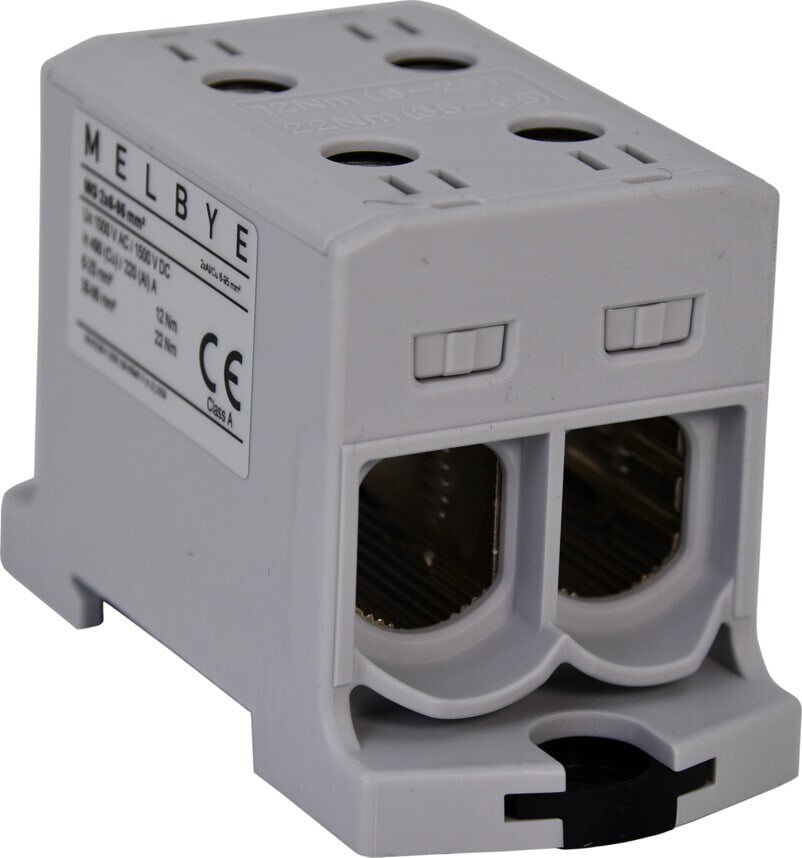 Melbye - Universalklemme, MG 2xAl/Cu 6-95mm² (Grå)