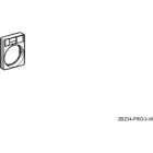 Schneider Electric - ZBZ34 Skiltholder for skilt 8x27mm