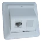 IKN AS - Vegguttak Kat6 KM8 1xRJ45 STP 