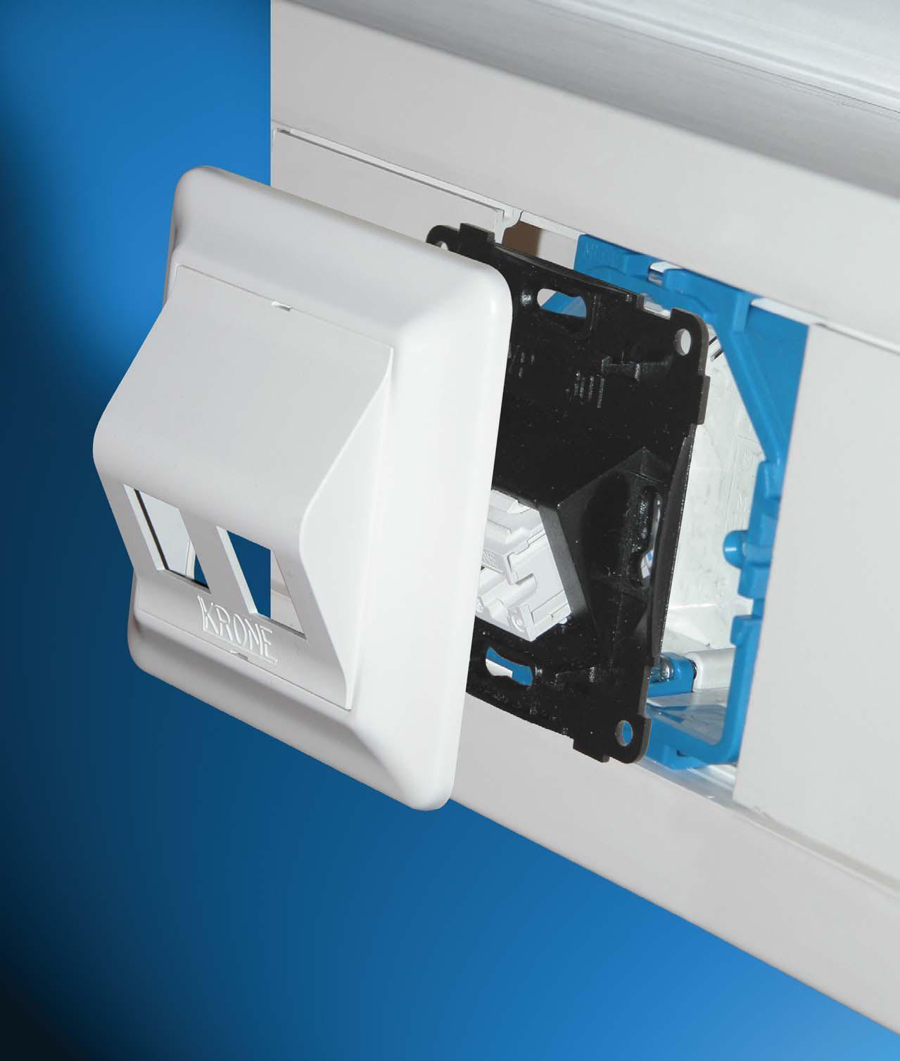 IKN AS - Vegguttak inkl. 2xKat6A STP