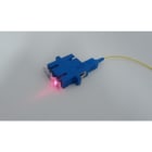 IKN AS - SC duplex adapter Single Mode med keramisk hylse, blå. Mulighet for å sette inn skrue