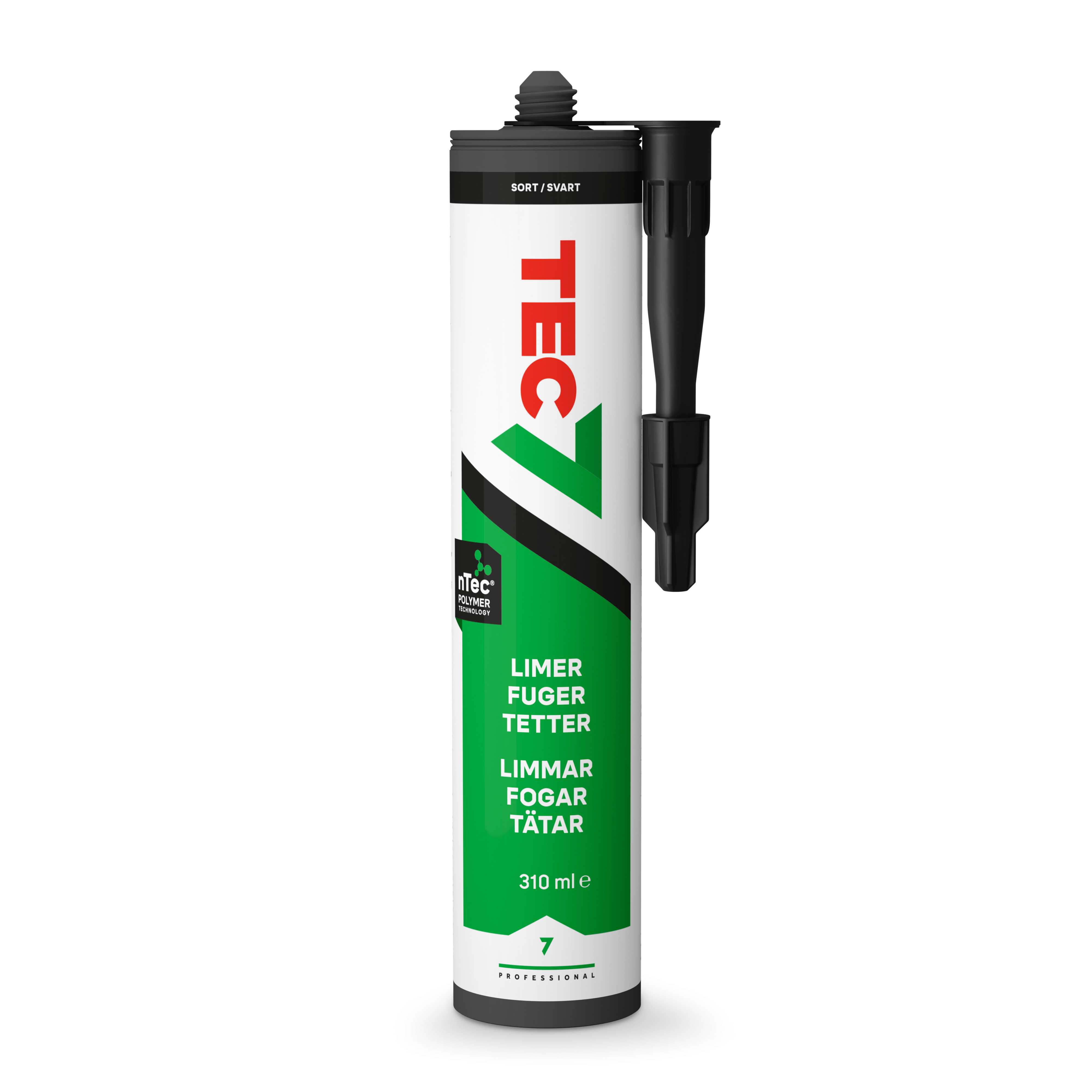 Tec7 - Tec7 Svart 310 ml