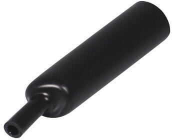 Melbye - Krympeslange SRH2, sort 8-2mm