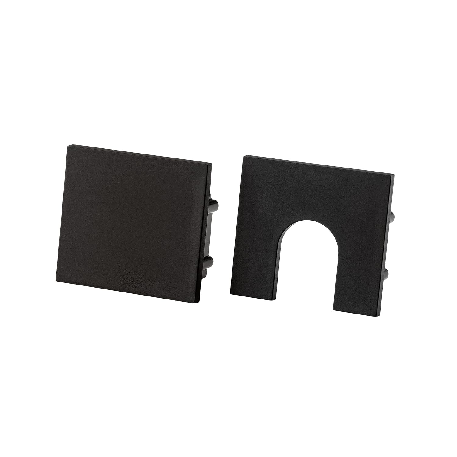 SG Armaturen - STRIPLINE 230V OUT ENDEDEKSEL SORT TIL PROFIL