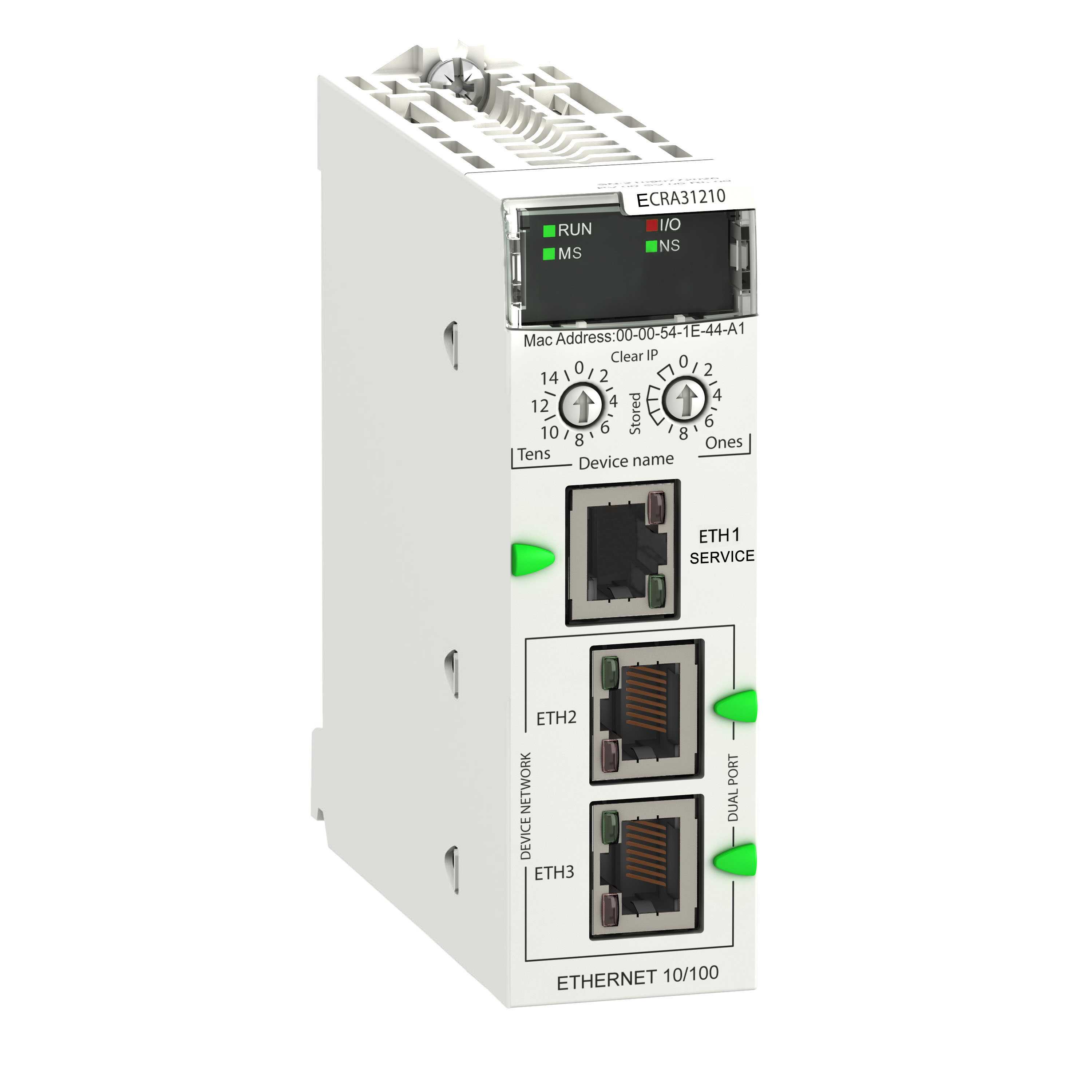 Schneider Electric - eX80 RIO drop perf, Ethernet