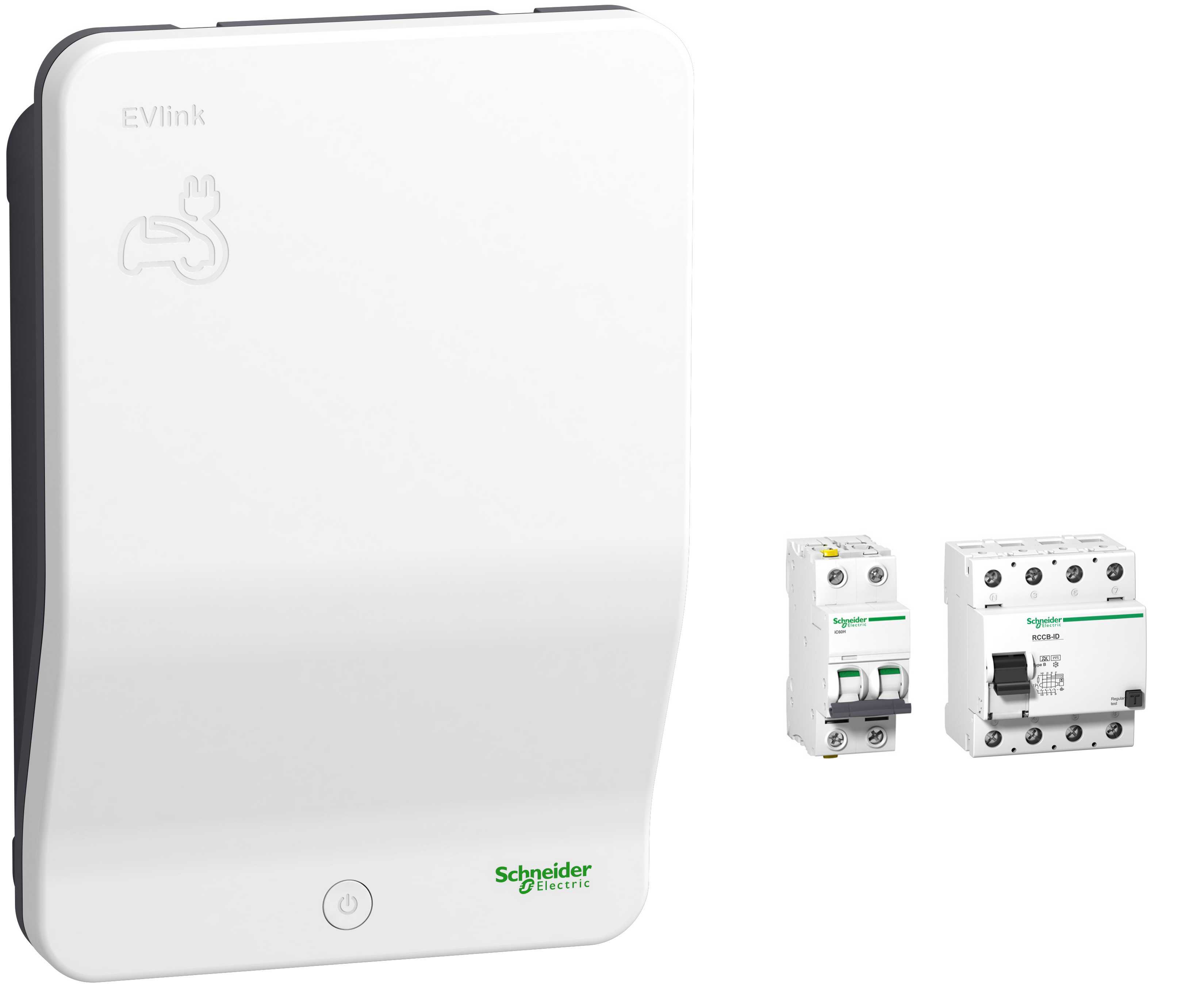 Schneider Electric - Ladestasjon Elbillading 7,4kW u/kabel T2 komp