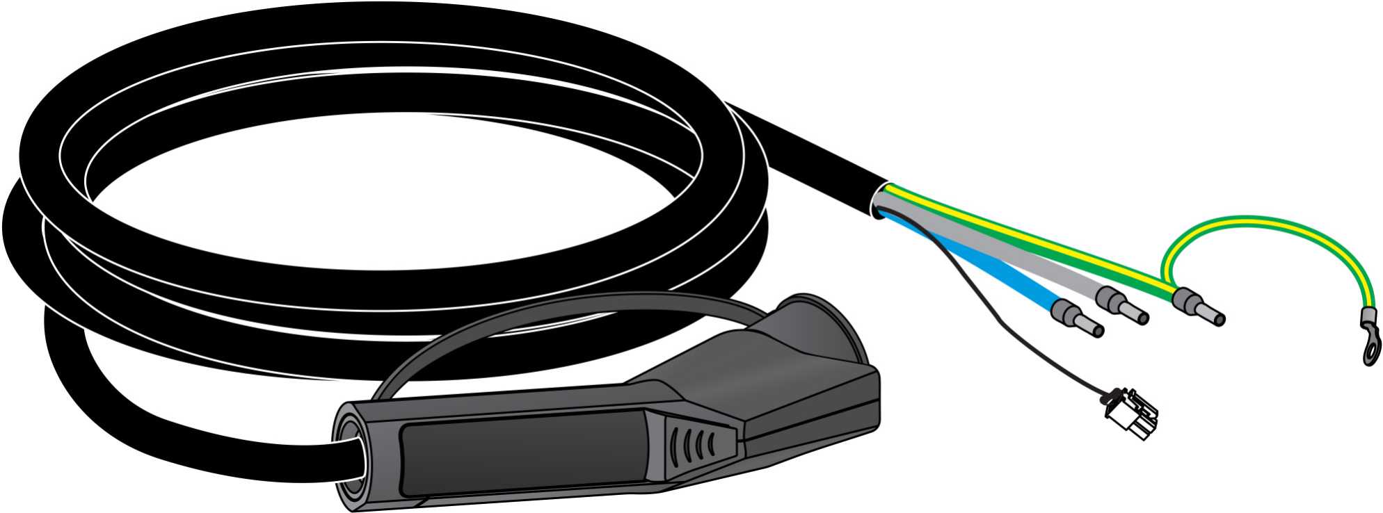 Schneider Electric - EVlink ladekabel for elbillader 32A 1-fas T1 4 meter - Wallbox tilbehør