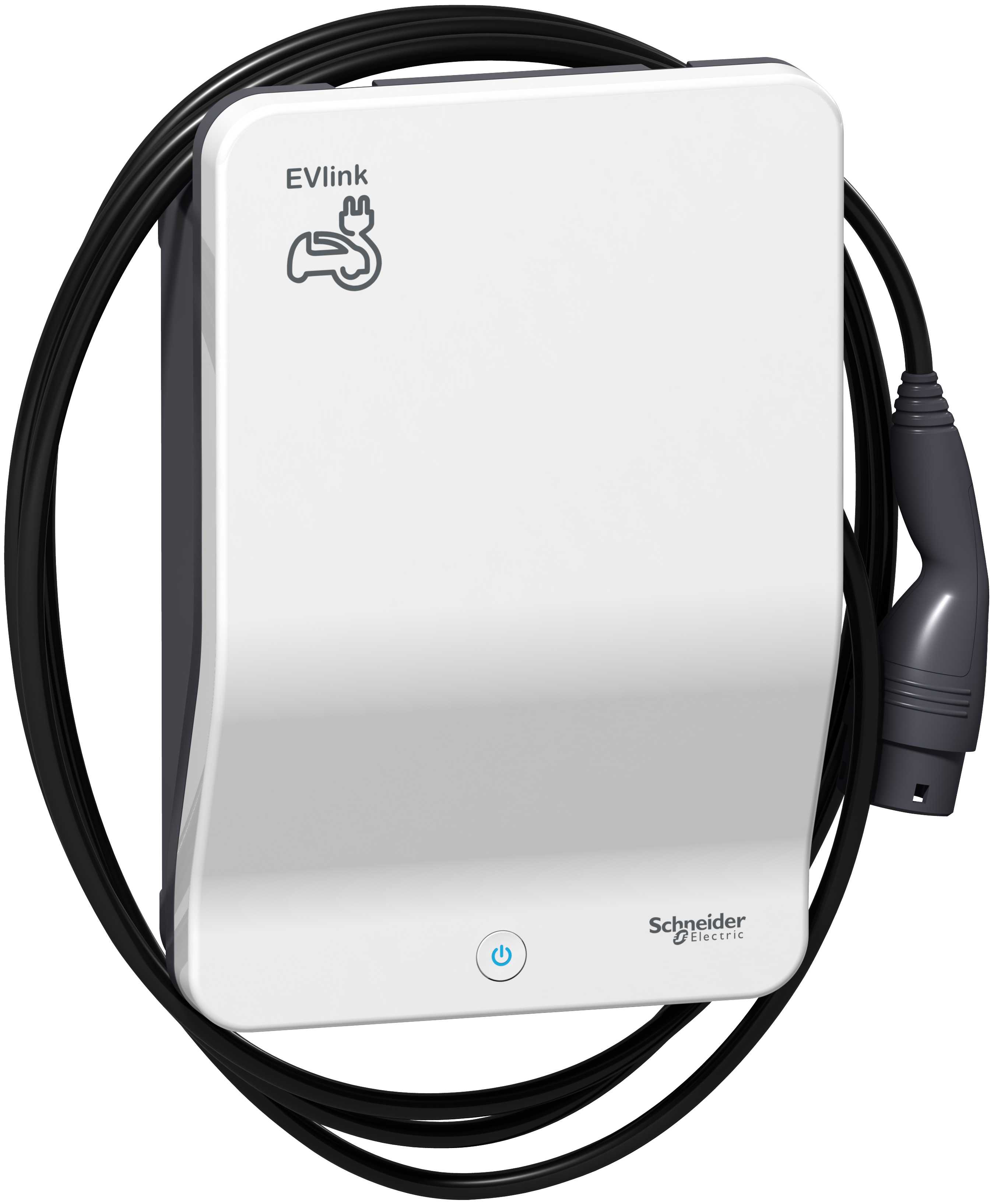 Schneider Electric - EVlink Smart Wallbox Elbillader med ladekabel T2 22 kW nøkkel