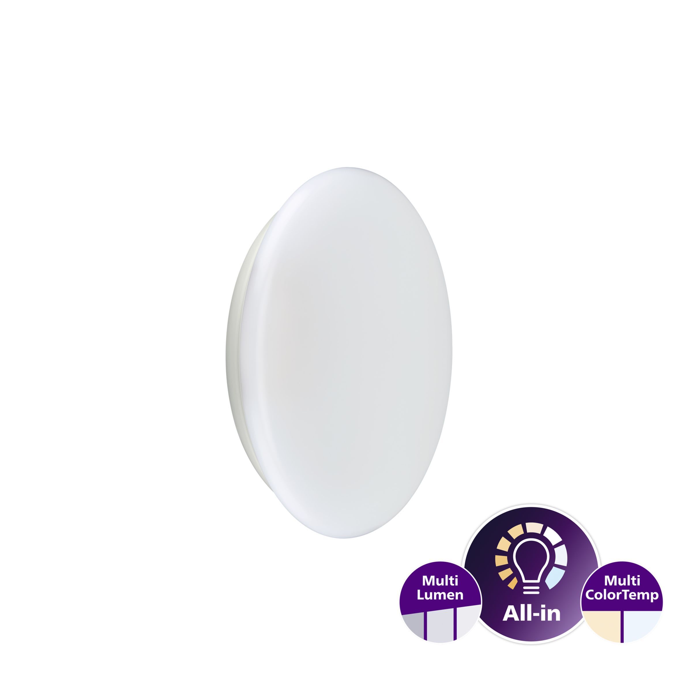 Signify - PLAFOND 11/2200lm 3/4000K IP44 WL060V GEN2 Ø350