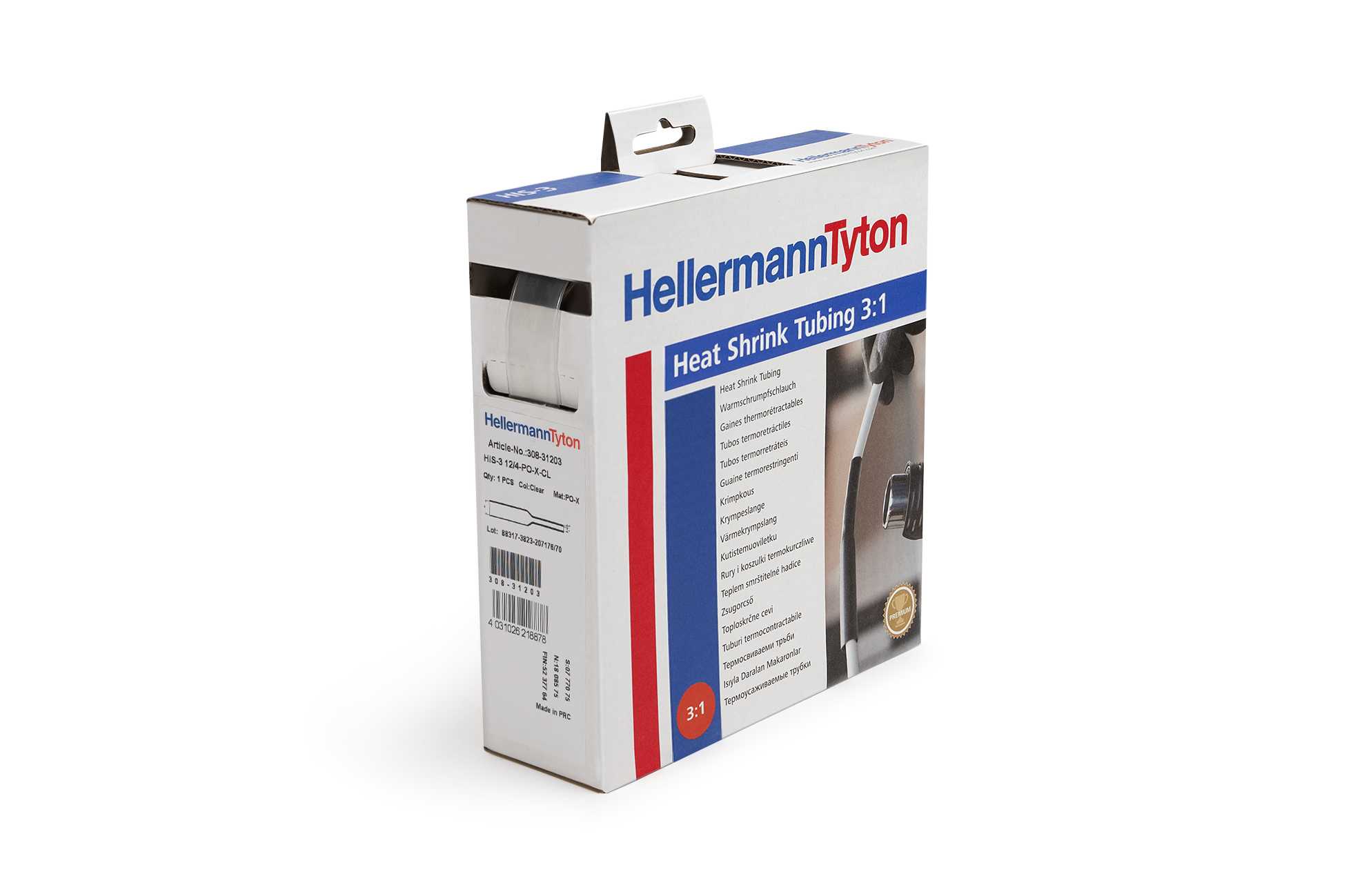 HellermanTyton - HIS3 18,0/6,0mm 4m Box Klar