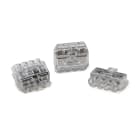 HellermanTyton - HCPM-4 HelaCon Plus Mini transparent innstikklemme 4 leder