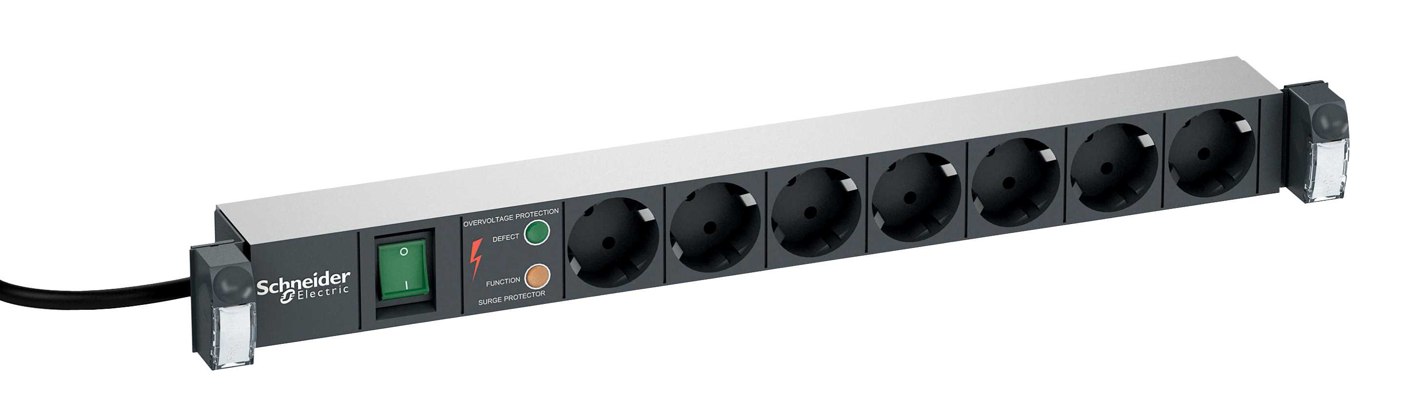 Schneider Electric - Strømlist 230V 7xSchuko m/finv VDIG164731