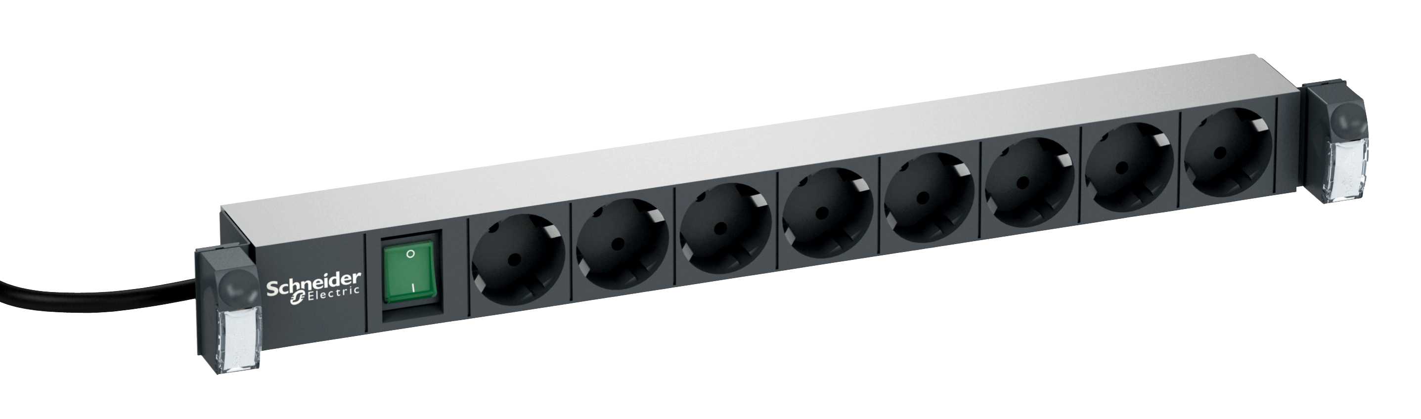 Schneider Electric - STRØMLIST 230V 8XSCHUKO M/BRYT  VDIG162731