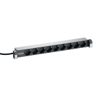 Schneider Electric - Actassi 19" strømlist 1U 9 x schuko 230 V 16 A stikkontakter