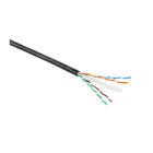 Excel - 100-100 TP-KABEL U/UTP CAT6 UTENDØRS SVART PVC/PE