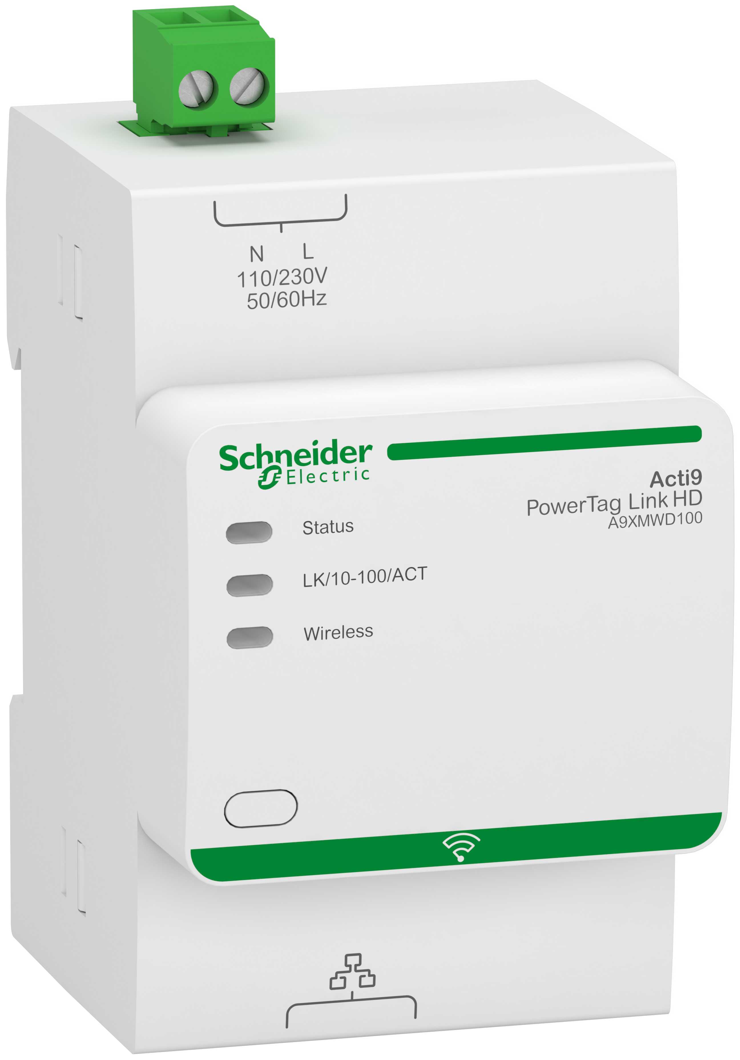 Schneider Electric - PowerTag Link HD for inntil 100 stk PowerTag – Modbus TCP/IP