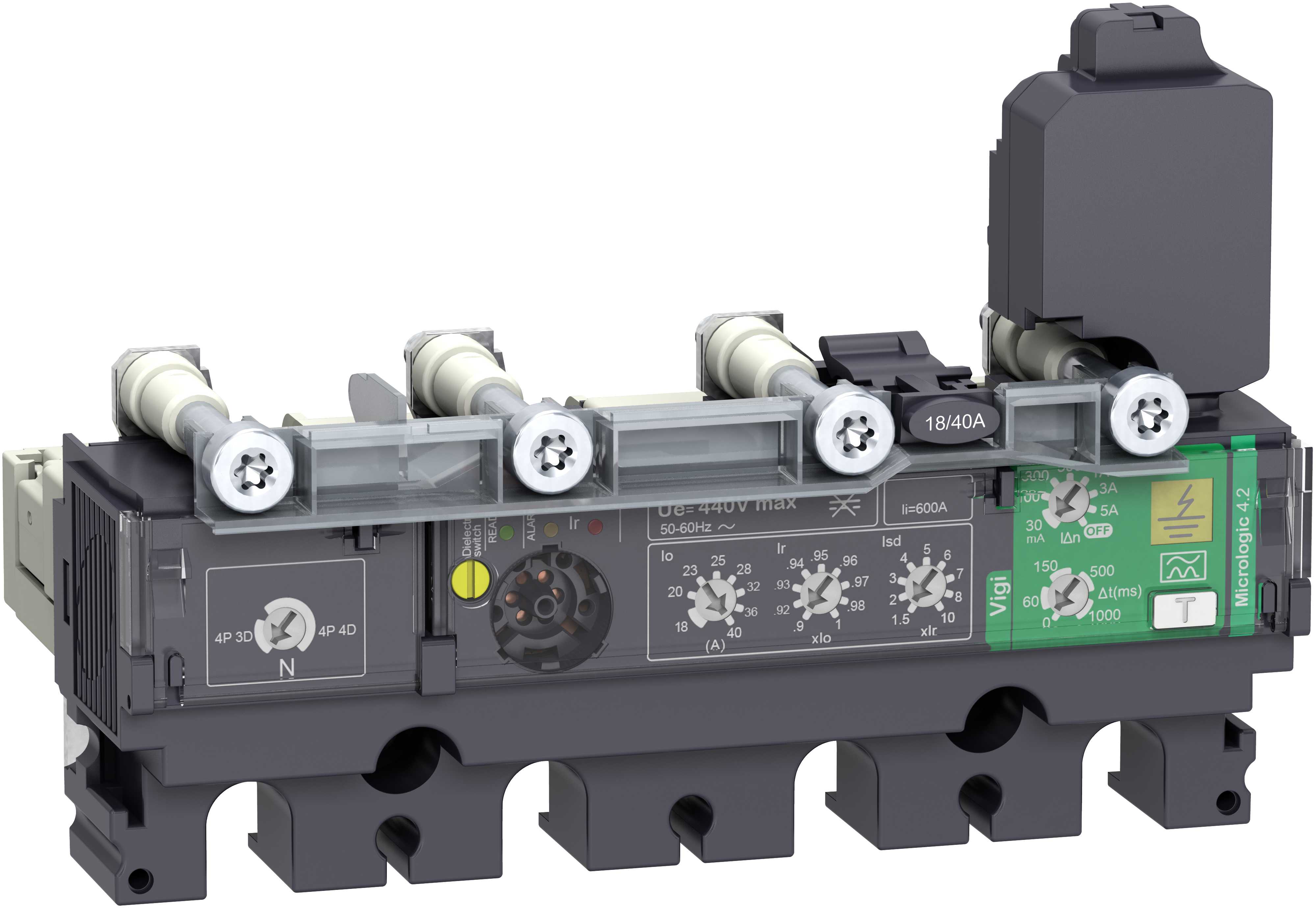 Schneider Electric - Vern Micrologic 4.2 40A 4p Vern for effektbryter NSX100-