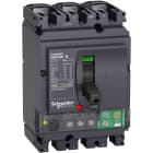 Schneider Electric - Effektbryter NSX160N med Micrologic 4.2 100A 3p, med Jordfeilvern