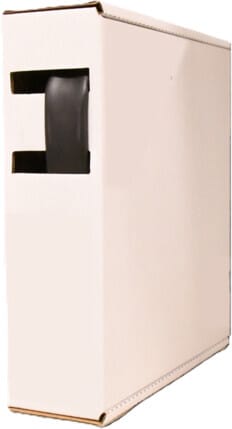 Melbye - Krympeslange m/lim Sort 12-4mm