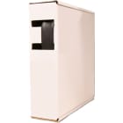 Melbye - Krympeslange m/lim Sort 12-4mm