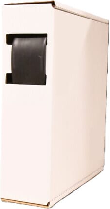 Melbye - Krympeslange m/Lim Sort 19,0-6,0mm