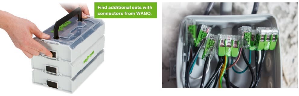 WAGO - Sortimentskrin grønne kobling
