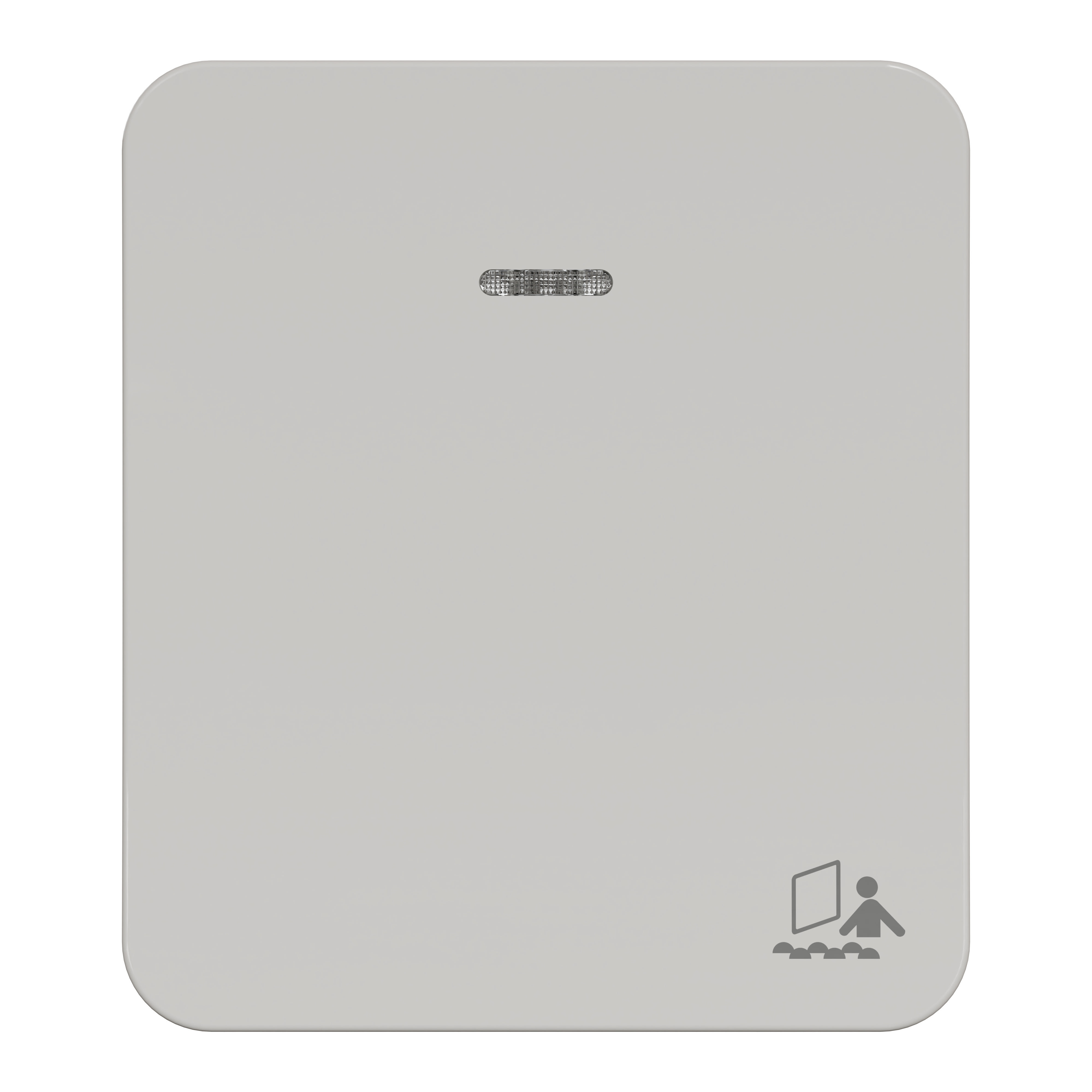Schneider Electric - Exxact vippe med opptattsymbol printet på front