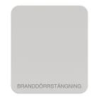 Schneider Electric - Exxact vippe med "BRANNDØRR-STÄNGNING" printet på front