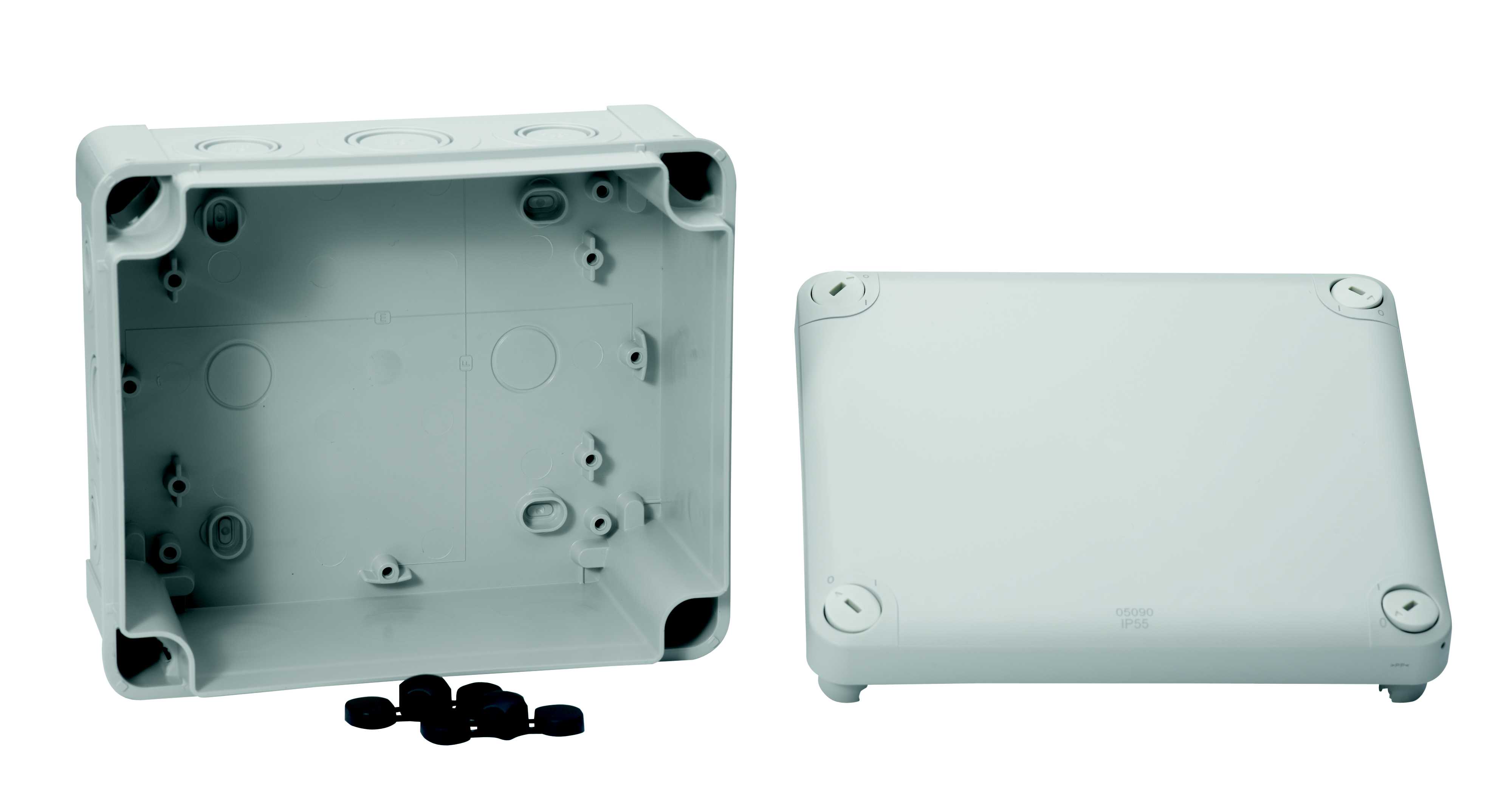 Schneider Electric - Koblingsboks 175x150x80 Grå knout