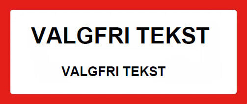 Melbye - Farvannsskilt underskilt