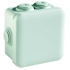 Schneider Electric - Mureva Box, boite de dérivation IP55 + embouts 80x80x45, gris