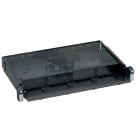 Schneider Electric - Actassi basic fiberpanel 1U 48 fiber, for 4 adapterplater, inkl 1 fiberspole
