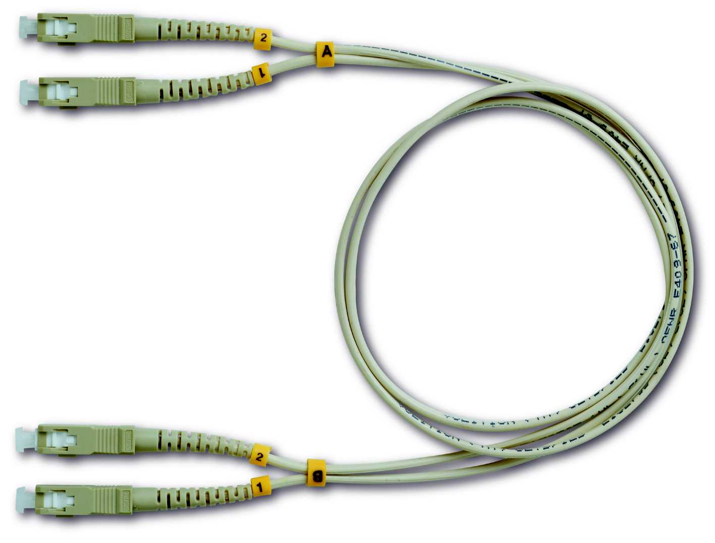 Schneider Electric - Actassi fiber patchkabel - OS1/OS2 9/125 - SCd-SCd - LSZH - 2m