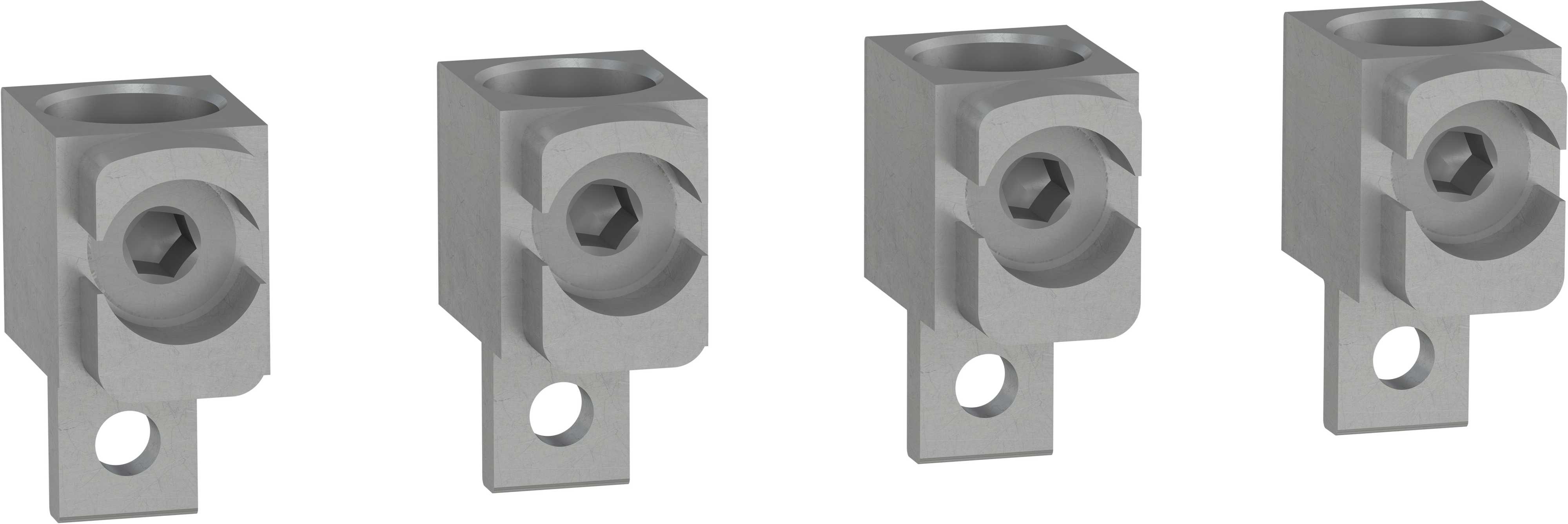 Schneider Electric - Klemmer for NSX/INS opp til 250A, 120-240mm2 Al/Cu, 4 stk
