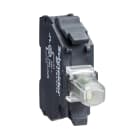 Telemecanique - Lysmodul med LED i gul farge og 24V AC/DC forsyning med skruterminaler